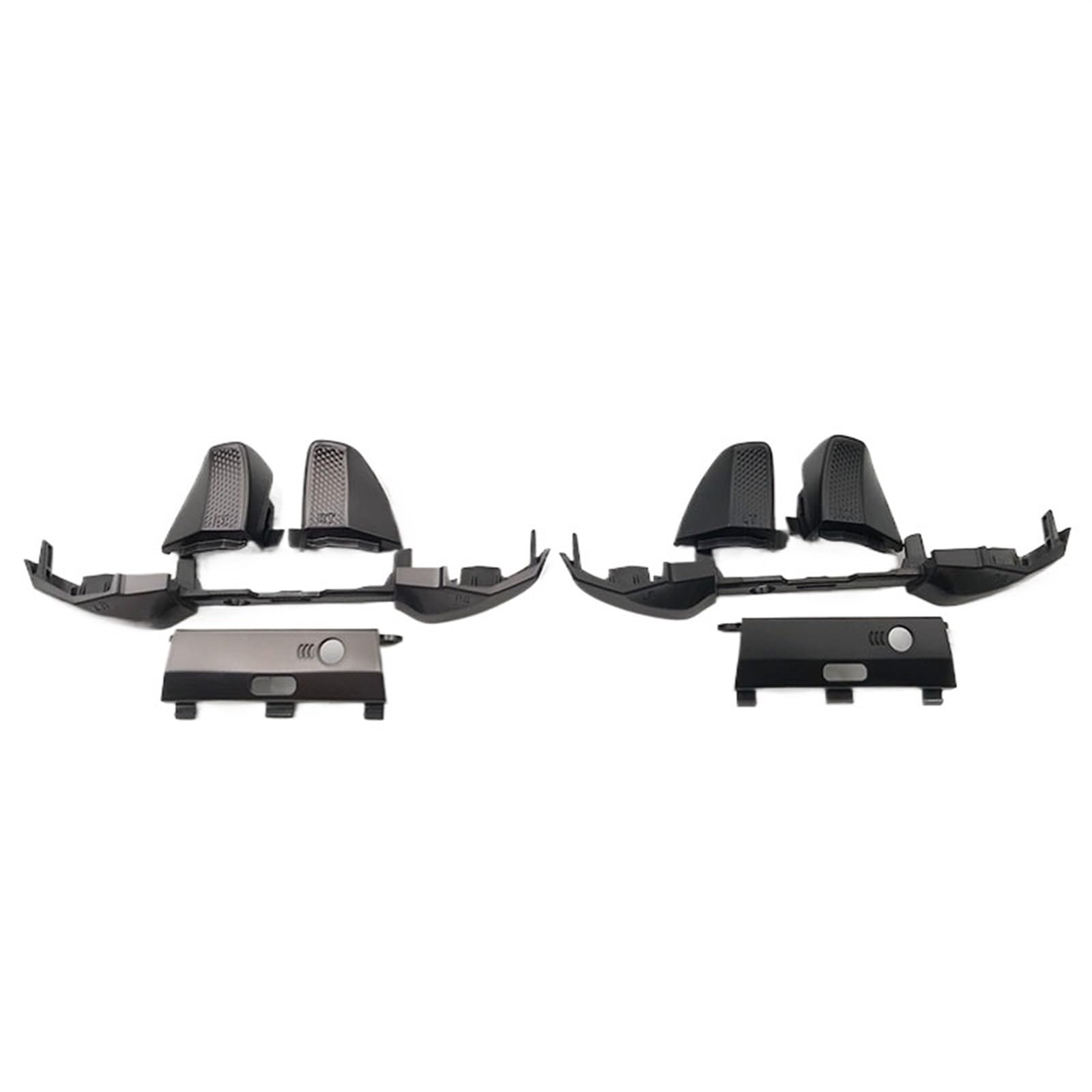 10 pezzi di ricambio for XBOX for Elite Series 2 Controller RB LB Bumper RT LT Trigger Pulsanti Supporto Parte di riparazione Accessori for giochi(Silver gray)