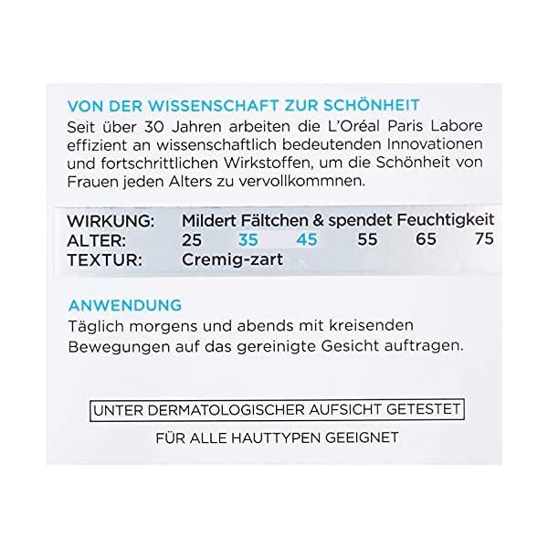 L'Oréal Paris Feuchtigkeitspflege für das Gesicht, Pflegende Anti-Aging Creme mit Kollagen Biosphären, Mildert Fältchen… – Bild 12
