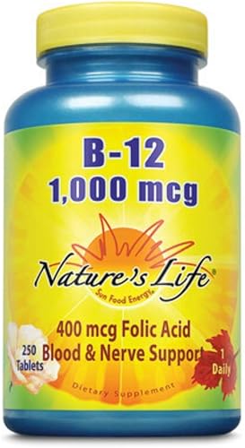 Nature's Life Vitamina B-12, 1,000 mcg 250 ct