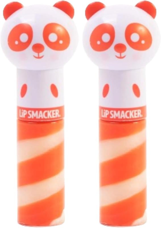 Lip Smacker Lippy Pal Swirl Gloss Labial Panda Paws-Itively Peachy, 2 unidades