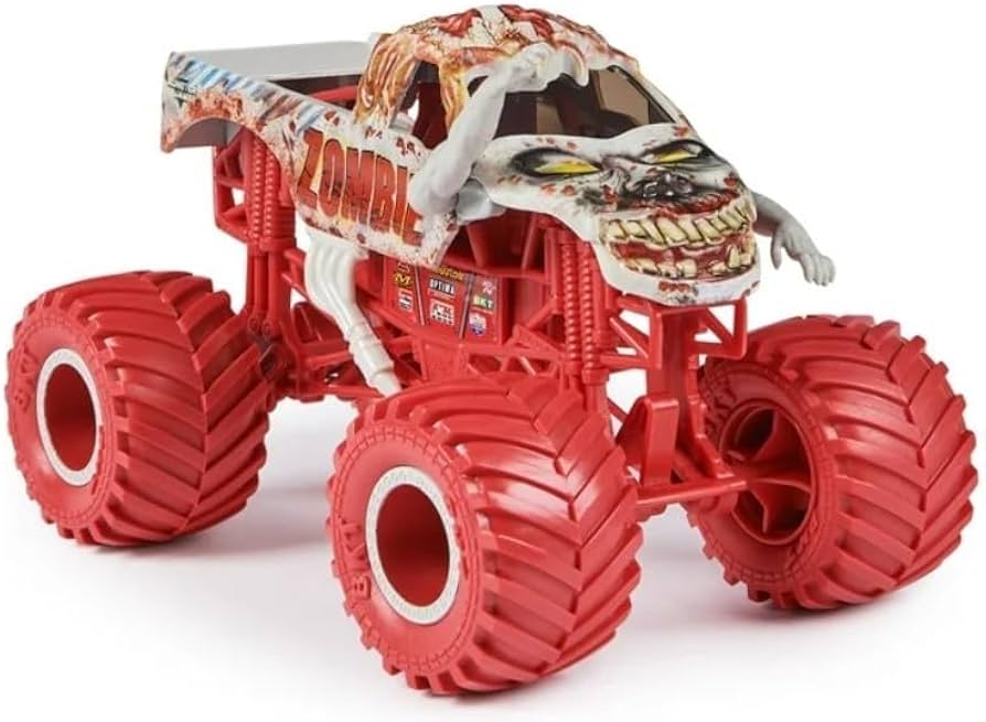 モンスタージャム1/24 - ゾンビ Monster Jam Official Zombie Monster Truck, 1:24 Scale Die