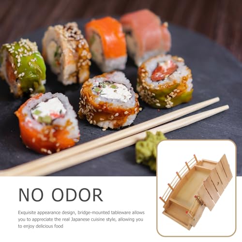 Bandeja pequeña para sushi Toyvian estilo japonés miniatura 3