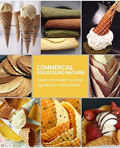 KELITINAus Elektrische Eiscreme-Kegel, Maschinenei-Roll-Maker-Nichtstick-Commercial Baker-Gebäck, Der Backwerkzeuge… – Bild 3