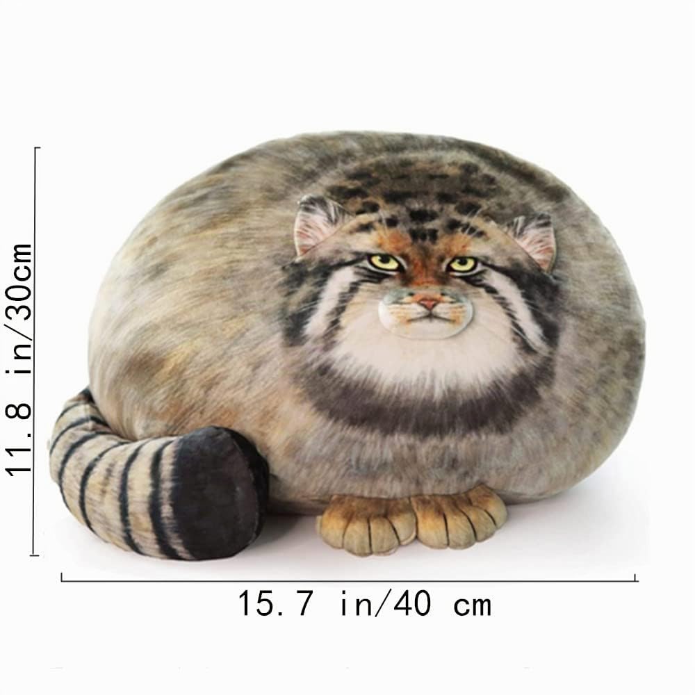 OUKEYI Oreiller en peluche en forme de chat mignon de 40 cm, jouet en peluche pour filles, garçons, petites amies