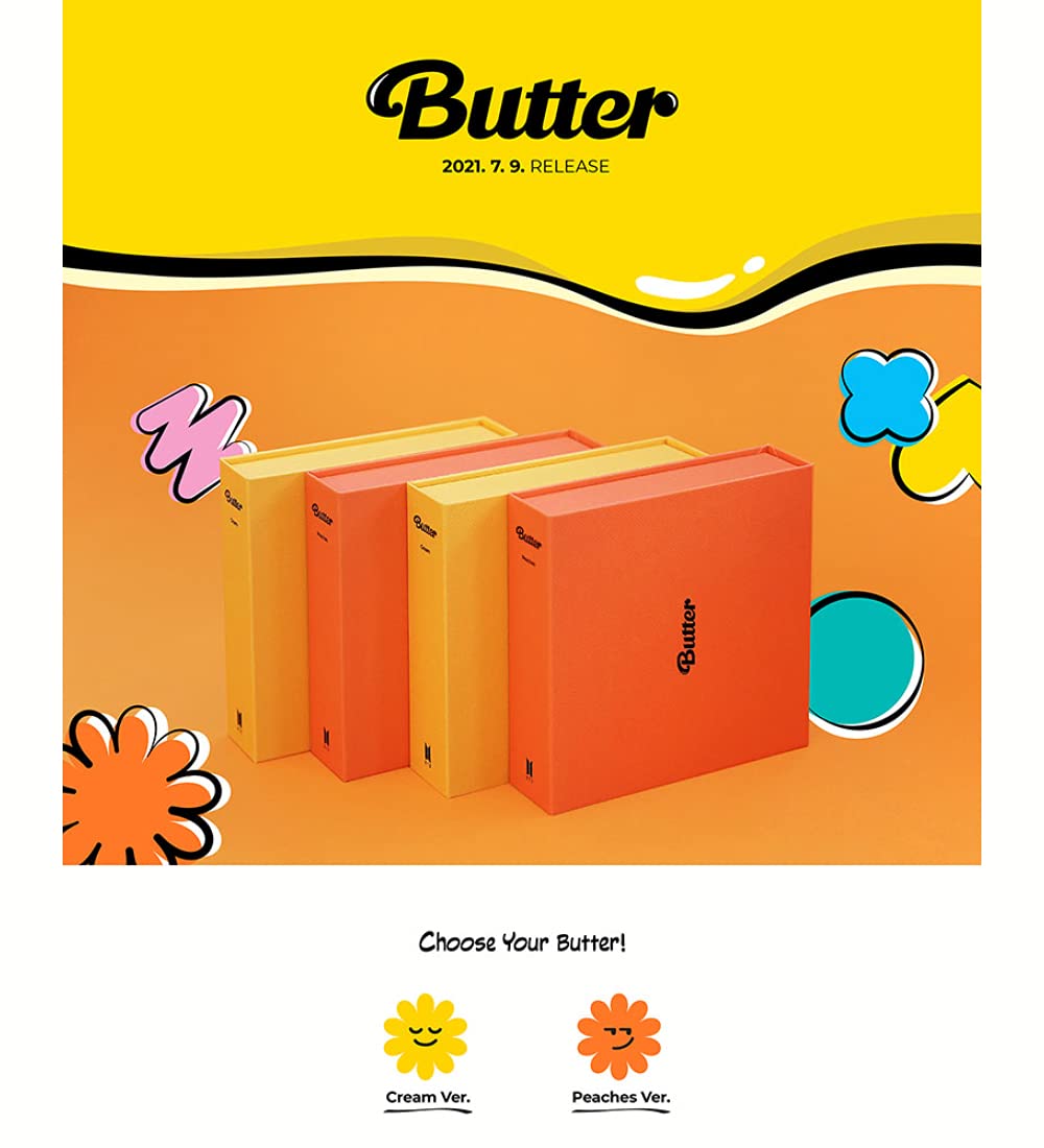 Big Hit Entertainment BTS Butter Album Cream Ver. CD+Photobook+Lyric