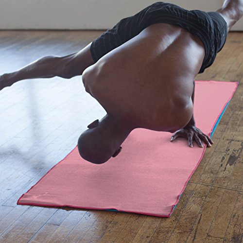 Yoga Towel Classic - 100% Microfiber Yoga Mat Towels - Without Silicone Backing - Absorbent - Thin - Lightweight - Durable - Multiple Sizes and Colors - 24" x 72" - Thumbnail 3