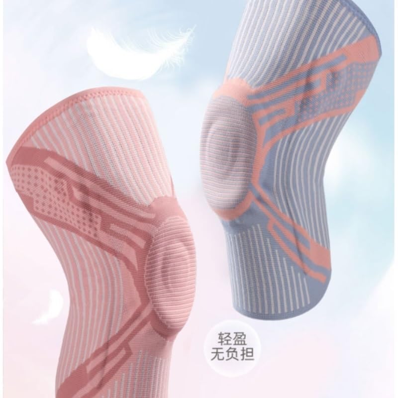 Sports Knee Pads With Male Silicone Support Joint Straps and Protective Equipment