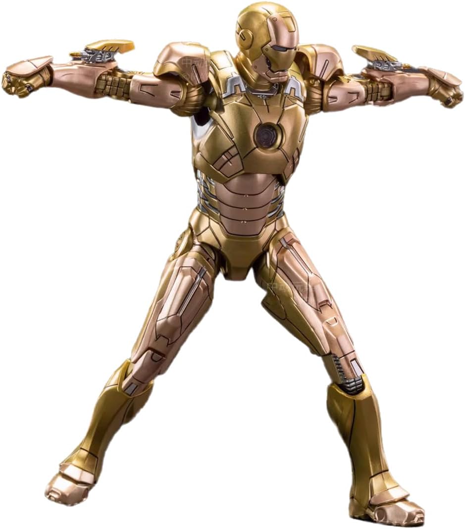 HiPlay ZD Toys Collectible Figure Full Set: Anniversary Series Non-Luminous Version: Iron Man MK21 (1906-21), 1:10 Scale Miniature Action Figurine BFGGTXMK21