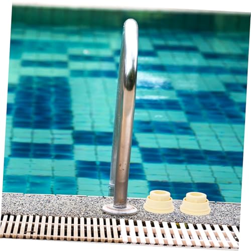 2 piezas tapones y protectores de goma para escalera de piscina miniatura 6