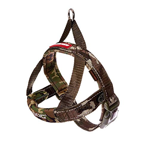EzyDog Quick Fit Hundegeschirr, Größe M, Tarnfarbenmuster