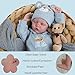 Aori Reborn Baby Dolls Boy - 18 Inch Realistic Sleeping Newborn Doll Soft Cloth Body Handmade Lifelike Baby Doll with Outfit Set - Weighted Baby Boy for Role Play, Gift for Kids 3+