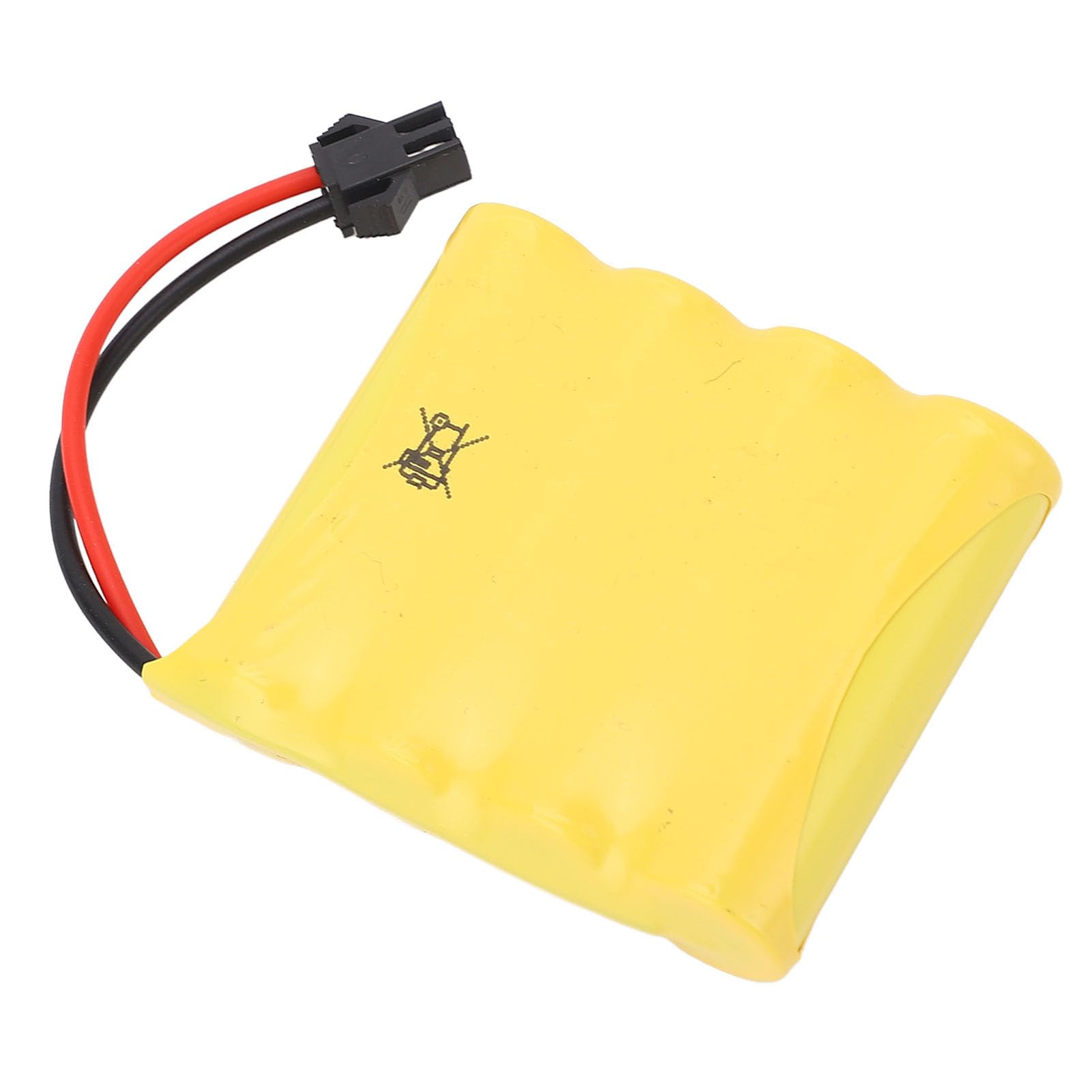 POENVFPO RC Rechargeable Battery, 4.8V SM 2P Plug 700mAh Li Rechargeable Battery with Overcharge Defend RC Excavator For 1/18 Truck