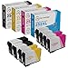LD Remanufactured Ink Cartridge Replacements for Epson 252XL High Yield (2 Black, 2 Cyan, 2 Magenta, 2 Yellow, 8-Pack)