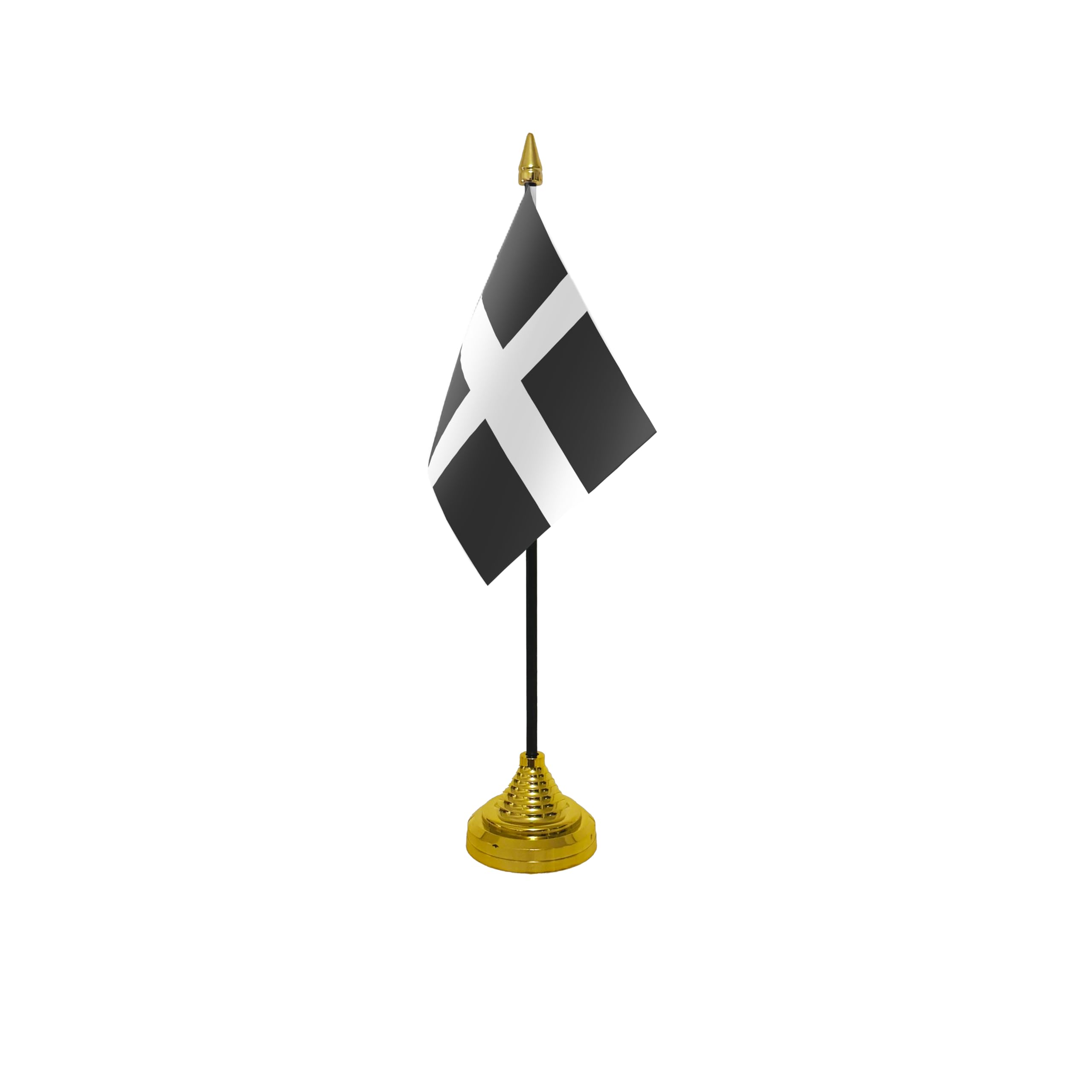 Flagtex Cornwall Small Table Flag With Gold Base