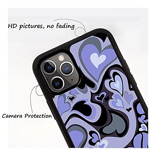 Coque iPhone X/XS cœur rouge : étui de téléphone esthétique et mignon - 3