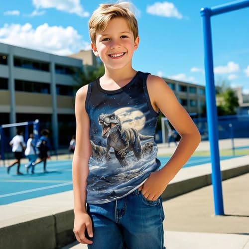 WELLFLYHOM Boys Sleeveless Tank Tops 0-6 T Kids Undershirts Summer Casual Tees Top for Sports Beach3