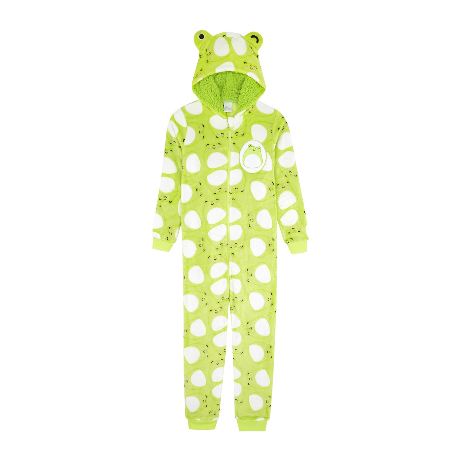 Squishmallows Girls Onesie, Cam and Wendy Fleece Sleepsuit, Ages 6 to 14 Years Old (UK, Age, 13 Years, 14 Years, Regular, WENDY)