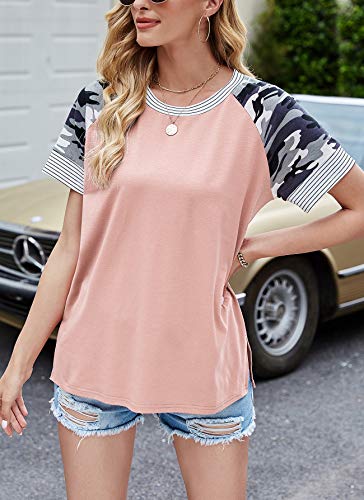 image for Aifer Womens Long Sleeve Color Block Striped Cute Tunic Blouses Tshirt