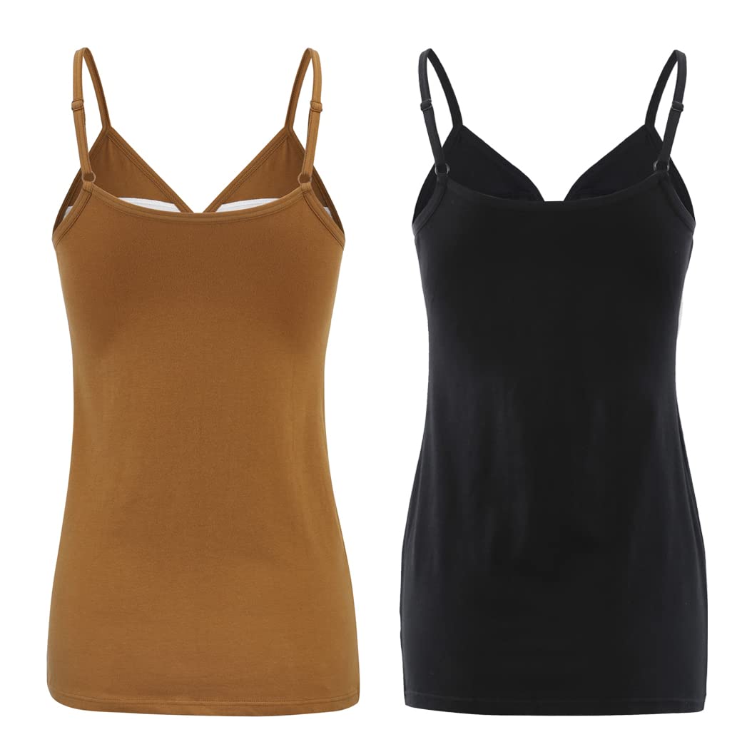 COLOMI Canottiere Premaman Allattamento Reggiseno Incorporato per Allattamento Canotta Base