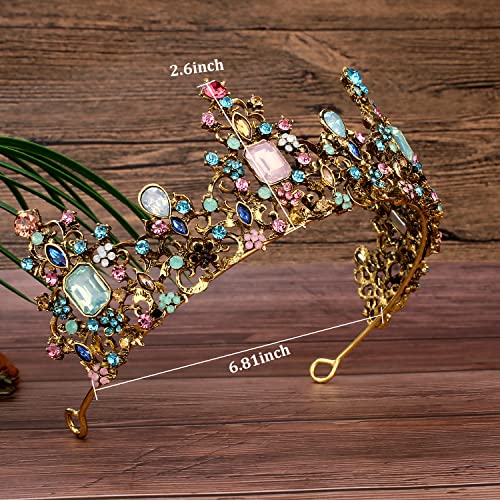 Didder Baroque Vintage Crowns For Women Princess Crown Tiaras For Women Girls Royal Tiaras And Crown For Women Wedding Tiara For Bride/Halloween/Christmas/Prom/Birthday/Party #TOP1