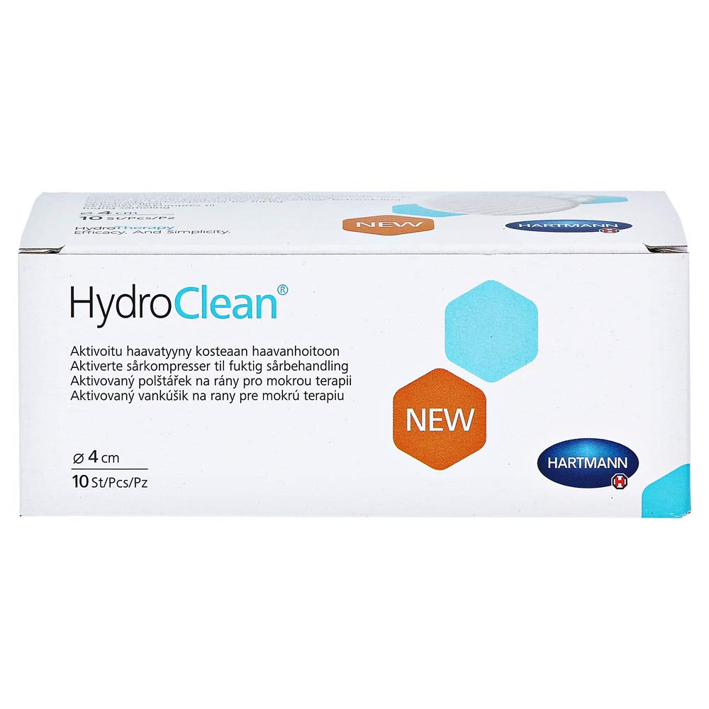 Hartmann HydroClean Kompressen rund 4 cm steril, 10 St
