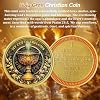 Original Holy Grail Christian Challenge Coin - Joshua 1:9 Jesus Religious Token - Inspirational Art God Pocket Bible Verses Chip for Study - Good Luck Commemorative Gifts for Men Women Kids Coworker