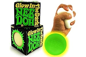 Schylling NeeDoh Glow in the Dark Glob Ball
