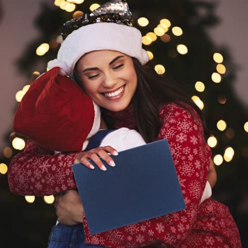 Giftgarden 4 Pack 12”X8”X4” Blue Gift Boxes With Magnetic Lids, Large Collapsible Gift Wrap Box Magnet Clourse For Presents, Mothers Day, Birthday, Wedding, Bridesmaid Groomsman Proposal Box #TOP3