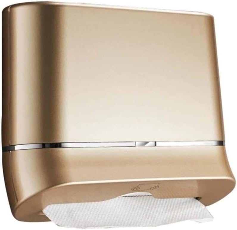 Tissue Box Cover Paper Towel Dispenser 11x9.9 Inches Toilet Paper Dispenser Wall Mount Commercial Toilet Roll Dispense for Bathroom Or Kitchen (Color : White, Size : One Size)