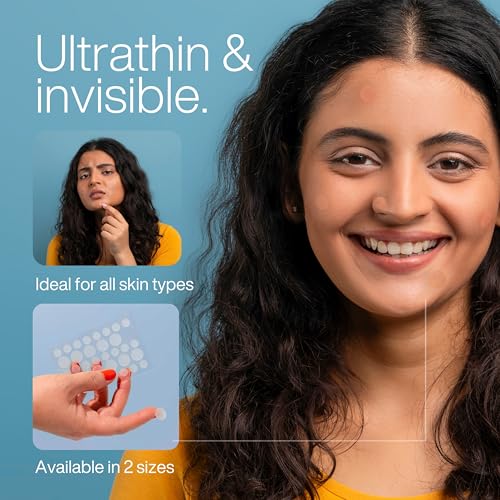 Image of Acne Recovery Patch for Face | Pack of 72 Hydrocolloid Waterproof Pimple Patches | Reduces Acne, Pimples & Excess Oil Overnight | Invisible Blemish Spot Treatment