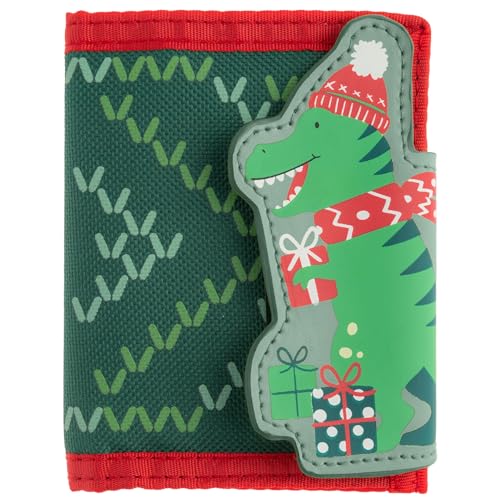 Stephen Joseph, Kids Unisex Wallet, Toddler Wallet for Boys and Girls with Applique Designs, Screen Printed Wallet with Zippered Coin Pocket