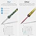 60W Adjustable Temperature Soldering Iron Kit, 8-in-1 Solder Kit Electronics with ON/Off Switch, 5 Soldering Tips, Solder Wire, Stand, Welding Tool for Soldering and Repair