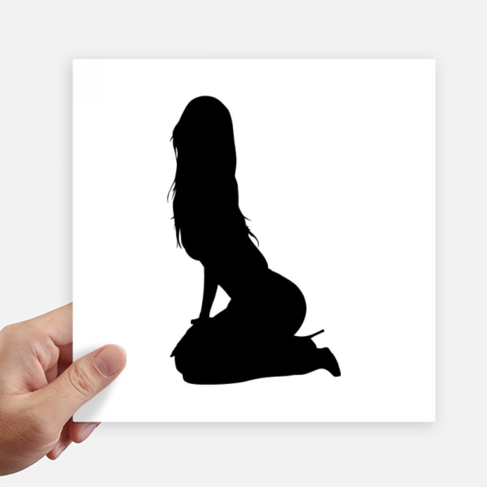 Stickers de silueta de mujer decorativos para personalizar maletas y paredes de habitaciones