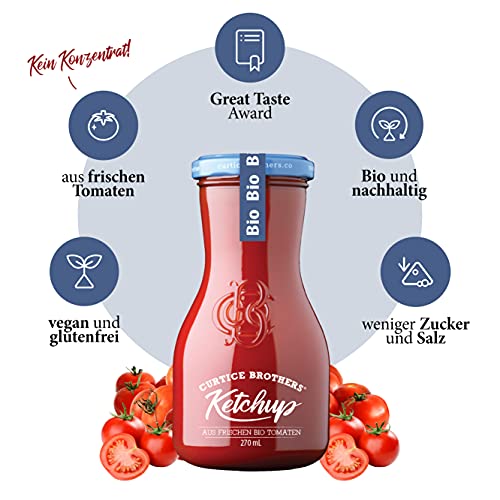 Bio-Ketchup Curtice Brothers 6er-Pack – Organischer Tomatenketchup