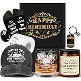 70th Birthday Gifts for Men - Unique Vintage 1956 Men’s Birthday Presents for Him, 70 Year Old Personalized Gifts Ideas for Grandpa Dad Husband Brother