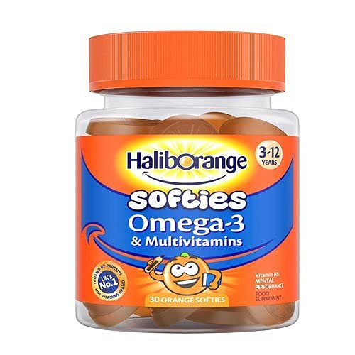 Haliborange Omega-3 and Multivitamins 30 Orange Flavour Softies- Buy Online in India at 