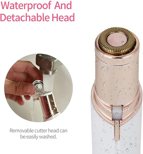 Miniatura 6 de Mejora tu aspecto impecable con esta maquinilla de afeitar estilo lápiz labial elimina el vello no deseado sin dolor, conveniente (negro)