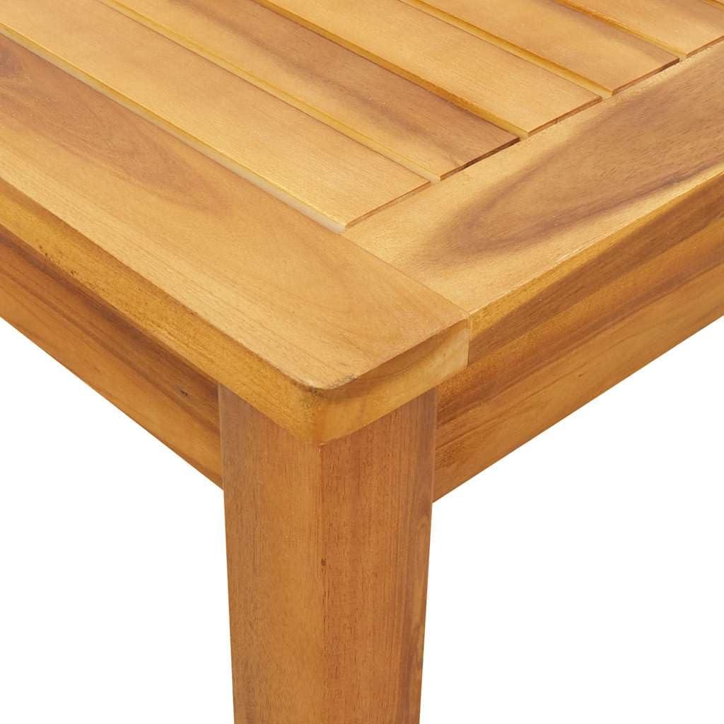 vidaXL Table de Salle à Manger de Jardin Terrasse Balcon Patio Bois d'Acacia