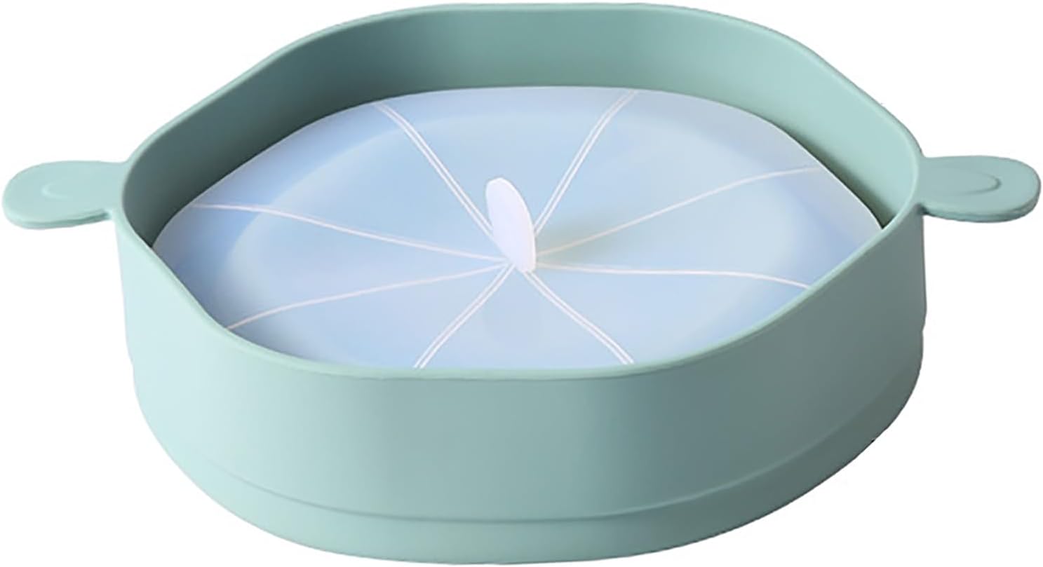 Yosoo Silicone microwave popcorn popper with folding lid, 7.3 inch