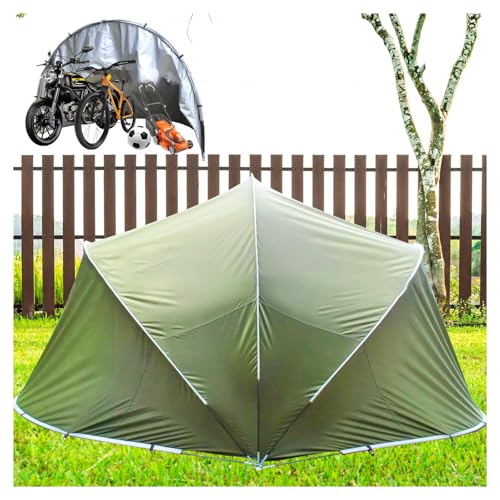 YSMSMZJK Capanno da Giardino Pieghevole E Facile da Riporre Box Moto per 2/3/4/5 Biciclette Garage Auto per Esterno Box Moto per Esterno