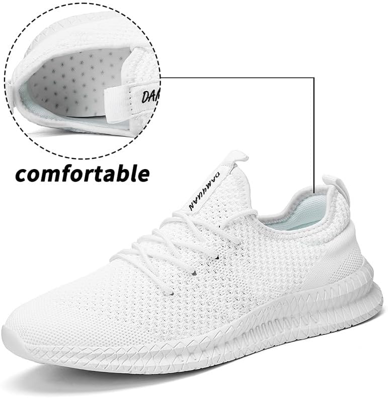 FUJEAK Womens Running Shoes Casual Slip on Walking Shoes Gym Workout Fashion Sneakers Non Slip Athletic Tennis Sports Sneakers - Image 4