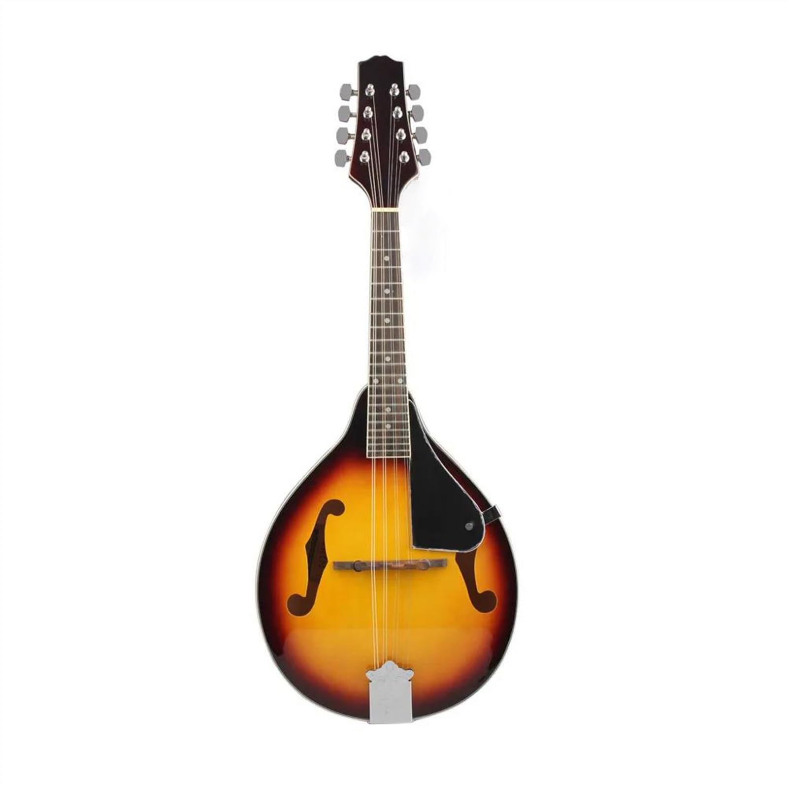 VBDEFRT Adult Mandolin Musical Instrument A-Style 8-String Basswood Mandolin with Rosewood Steel String Mandolin Guitar Instrument Adjustable(Sunburst)