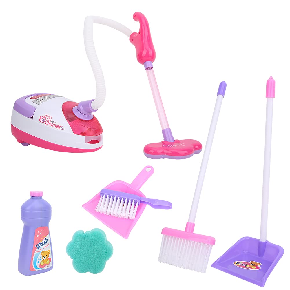 Generic Giocattolo di Simulazione per Aspirapolvere per Bambini, Divertente Giocattolo Elettrico con Suoni e Luci Realistici per Giochi di Finzione, Giochi di Ruolo Domestici, 19x12x9 Cm (5999)