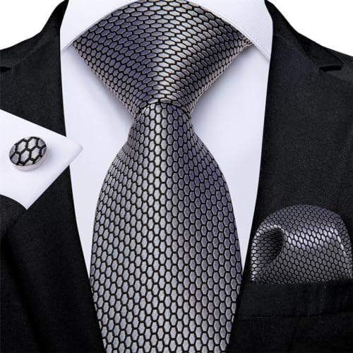Corbata de Hombre a Cuadros de Seda y Poliéster miniatura 2