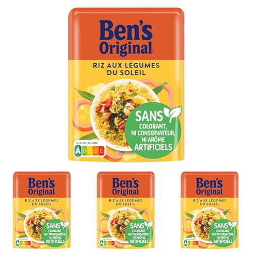 Riz Micro Ondes Express Aux Légumes Du Soleil Ben' Original Le Sachet De - vue 2