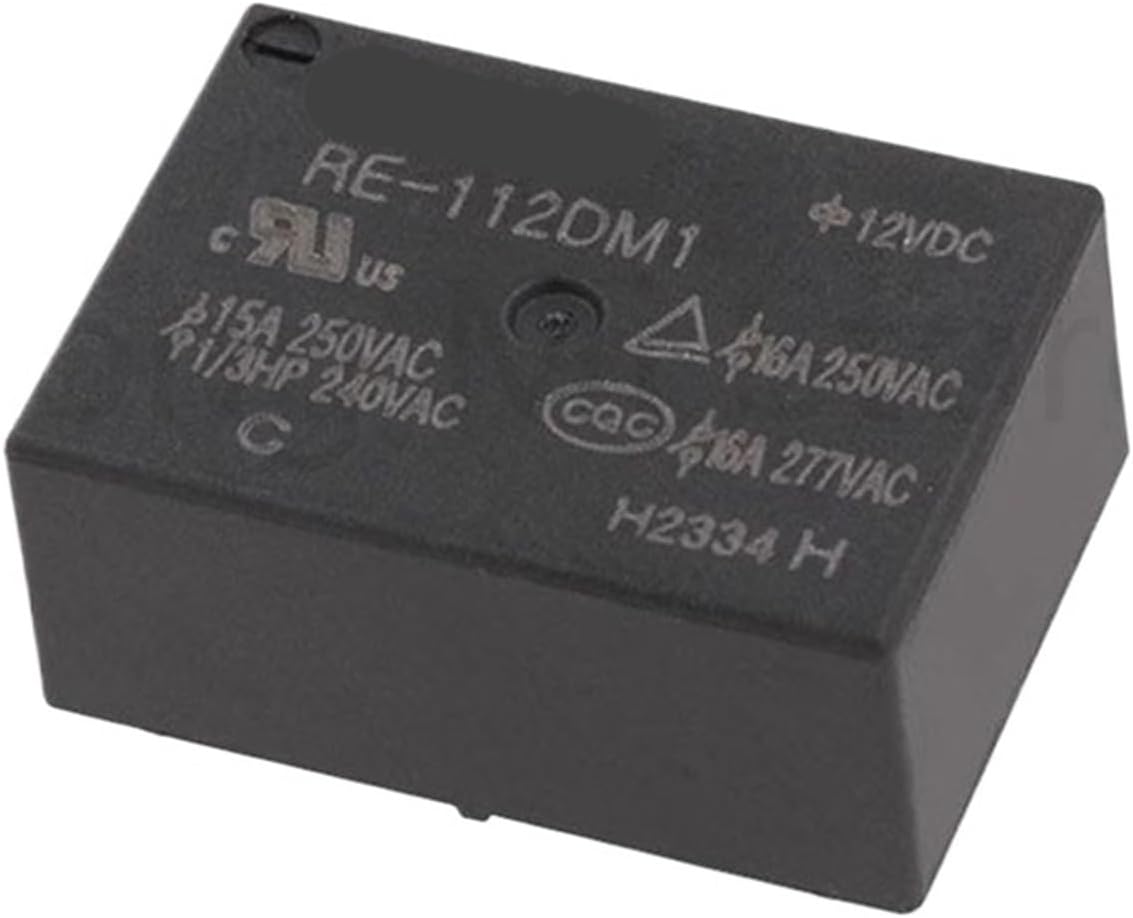 1Pcs Relay RE-105DM1 RE-112DM1 RE-124DM1 16A 4PIN 5V 12V 24V Power Relay V6-S-DC5V 12V 24V HF7520-005 012 024(RE-105DM1)