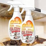 WUEOCU Kitchen Degreaser Spray, Kitchen Oil Stains Spray, Heavy Duty Degreaser...