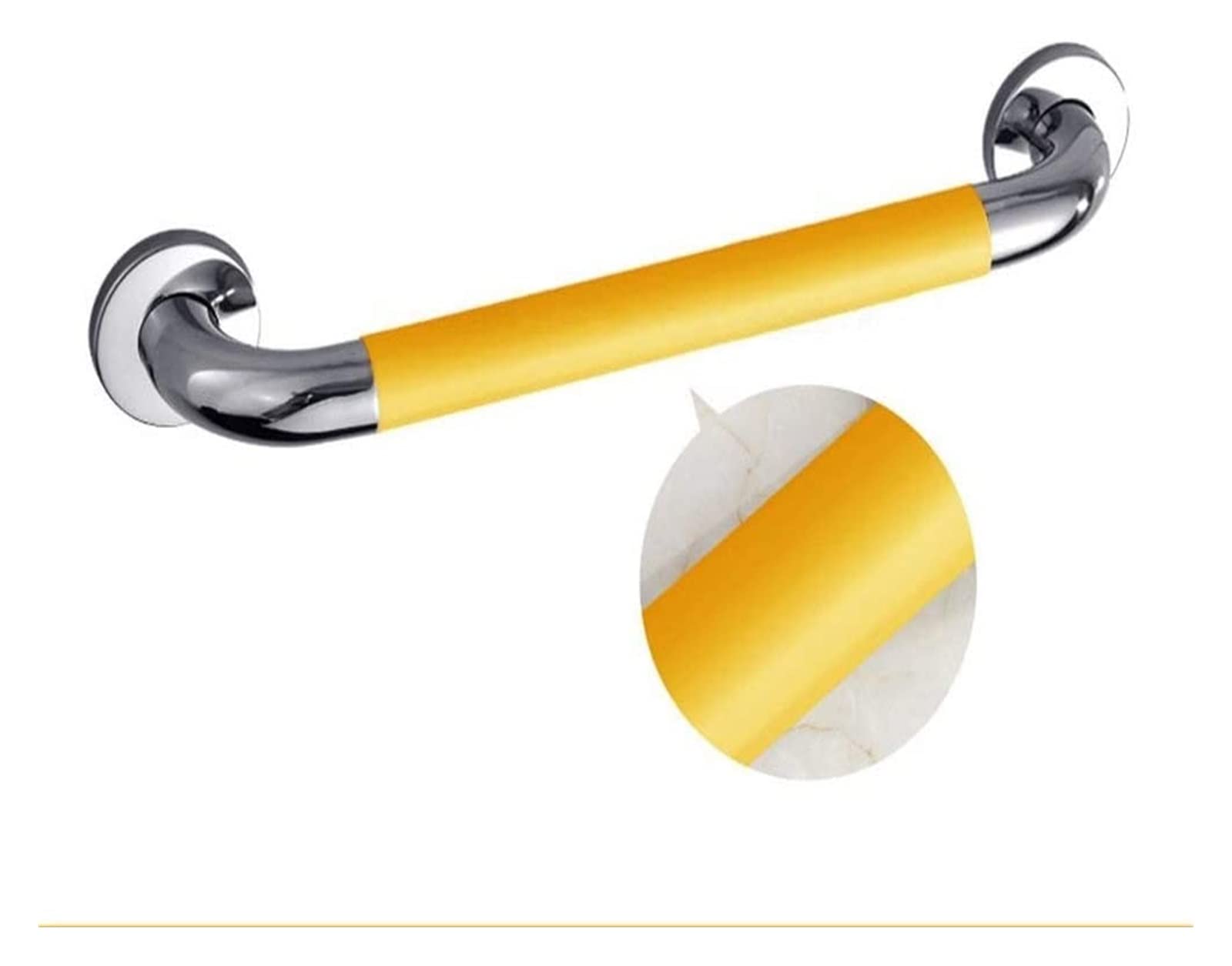 Maniglione Corrimano di sostegno di sicurezza for anziani/disabili, con ventosa forte, antiscivolo, corrimano lucidati, supporto for WC/doccia, montaggio a parete