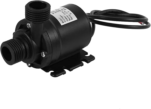 Miniatura 8 de Bomba de agua sumergible, DC 24V 22W G 0.5 pulgadas de bajo ruido bomba de circulación de agua caliente bomba centrífuga sin escobillas para tanque