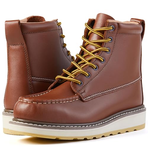 Defencas Men's SureTrack 6" Steel Toe Work Boots, Slip & Oil Resistant, EH by Defencas - Used condition - Image 6